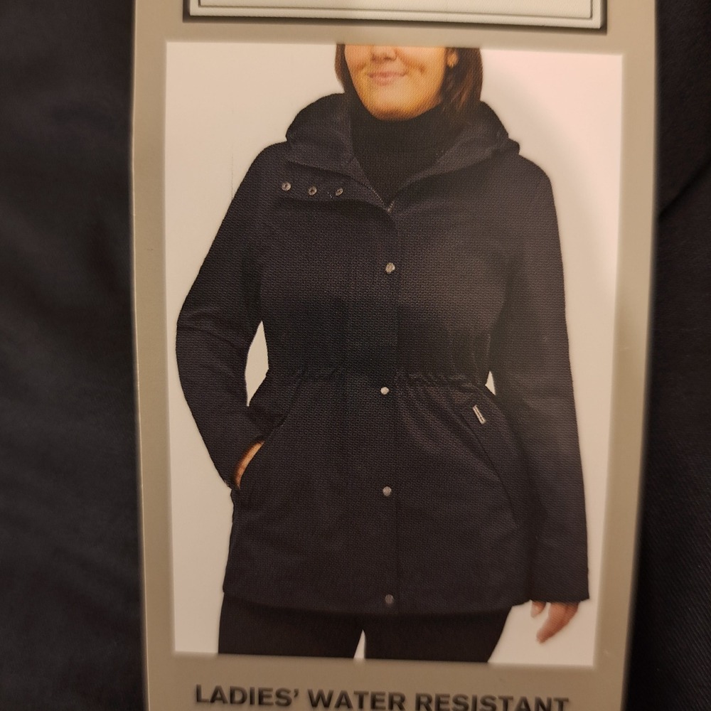 Hunter Womens Smock Jacket XL Black NWT Water Resistant 1838-700